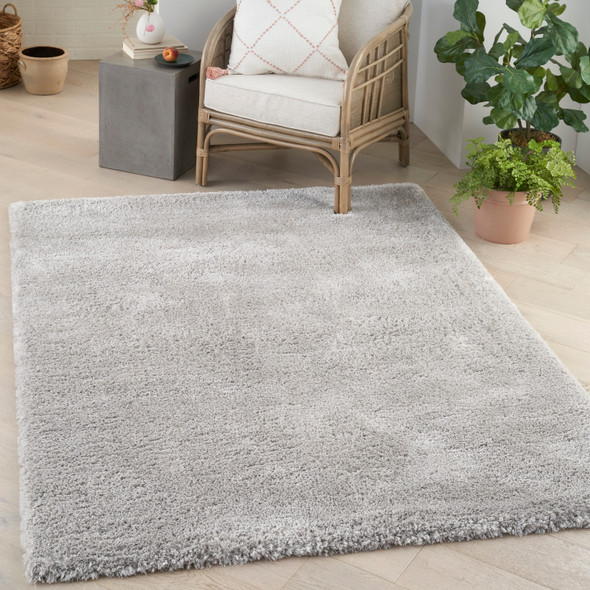 Nourison Home Dreamy Shag DRS05 Silver Rug