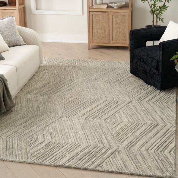 Nourison Home Graceful GRU03 Grey Rug