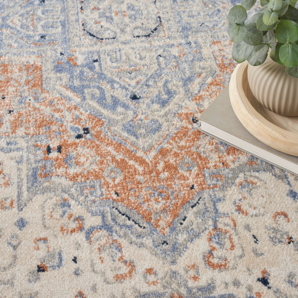 Nourison Home Nourison Essentials Persian NRE07 Beige Blue Rug
