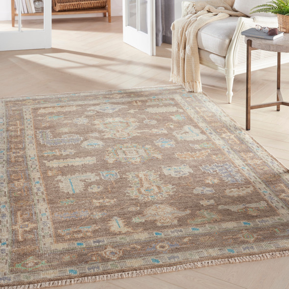 Nourison Home Odessa ODS01 Ivory Mocha Rug