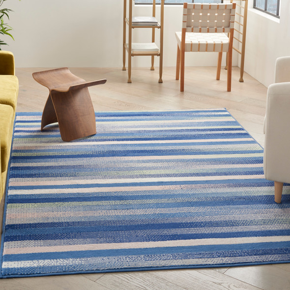 Nourison Home Whimsicle WHS12 Blue Multicolor Rug