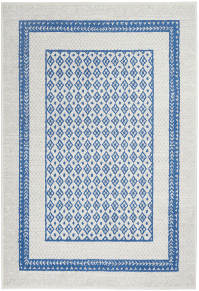 Nourison Home Whimsicle WHS13 Ivory Blue Rug