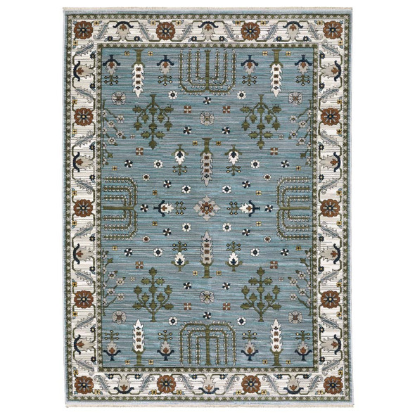 Oriental Weavers Keira KEI06 Blue Rug