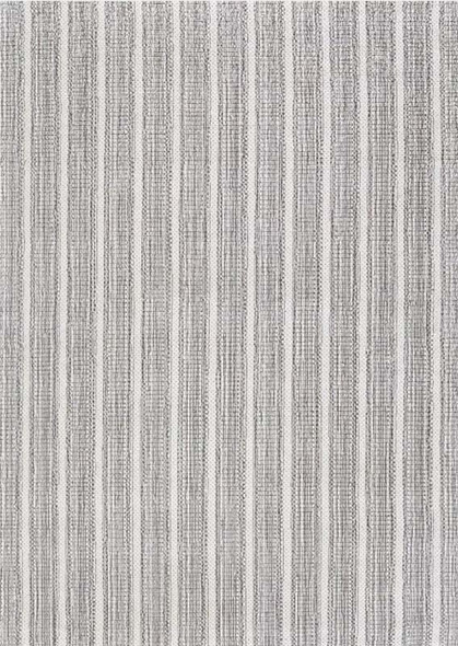 Couristan Aspen 5002 2003 Textured Stripes Dark Grey Rug