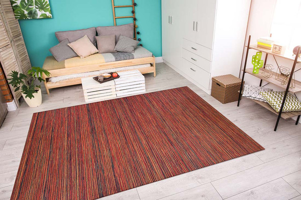 Couristan Cape 1407 0066 Hinsdale Crimson Multi Rug