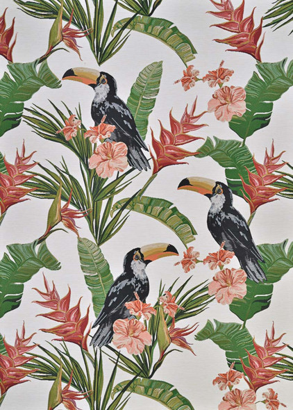 Couristan Dolce 7502 0002 Toucans Ivory Rug