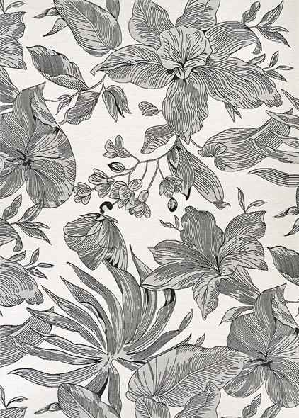 Couristan Dolce 7517 0001 Flora Snow Rug