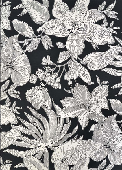 Couristan Dolce 7517 2102 Flora Nero Rug