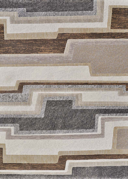 Couristan Easton 6390 4848 Radiate Earthtones Rug