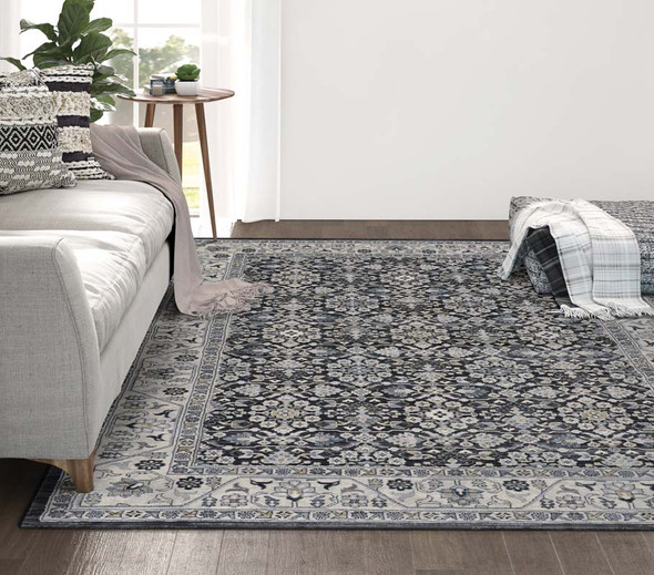Couristan Everest 6375 1001 Malayer Black Rug