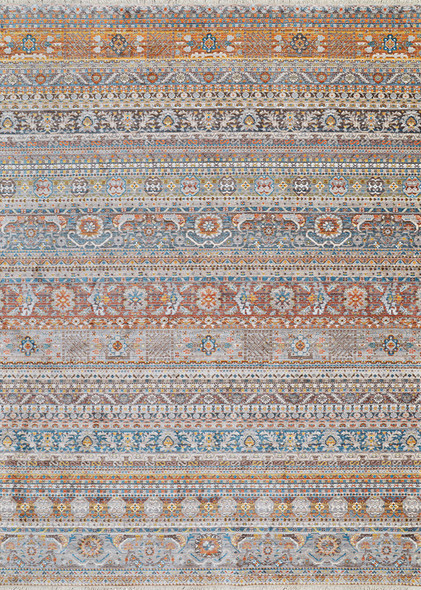 Couristan Halli H723 3001 Bokhara Stone-Brick-Mlt Rug