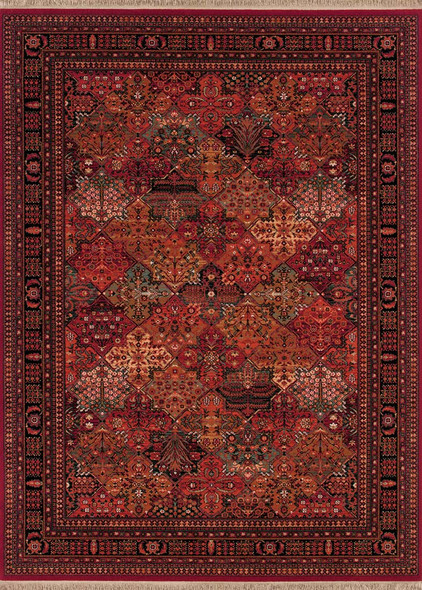 Couristan Kashimar 8143 3203 Imperial Baktiari Antique Red Rug