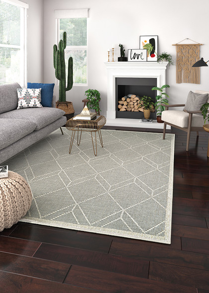 Couristan Liguria Lig4 1001 Noli Dove Grey Rug