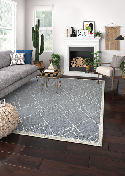 Couristan Liguria Lig4 1221 Noli Azul Rug