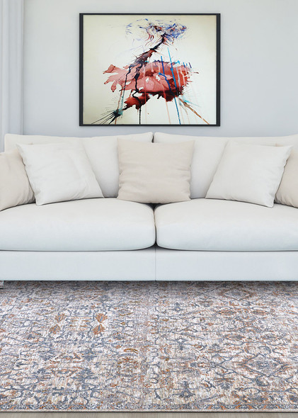 Couristan Luxor 8188 0150 Sarouque Beige Multi Rug