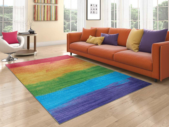 Couristan Rainbow R627 1000 Passion Multi Rug