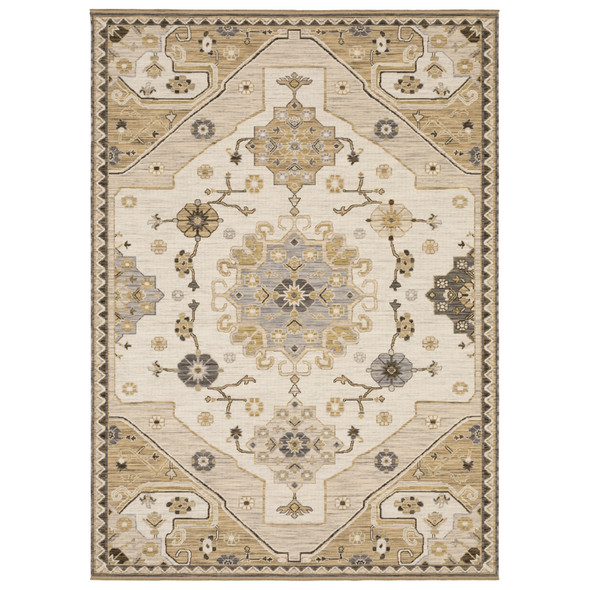 Oriental Weavers Acacia ACA03 Tan Rug