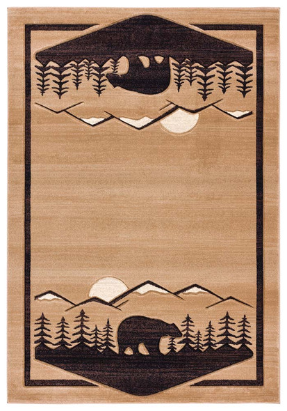 United Weavers Cottage 2055 41226 Treetops Beige Rug