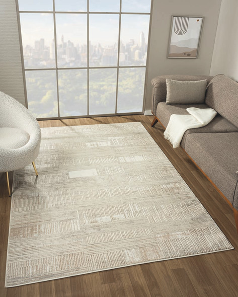 United Weavers Crockett 2625 60419 Earthy Beige Rug