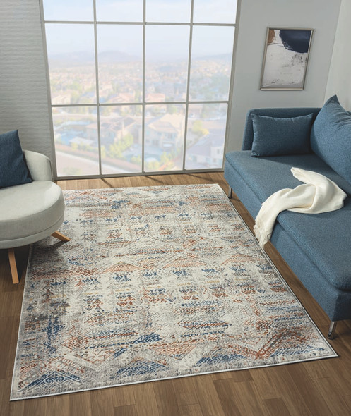 United Weavers Crockett 2625 60575 Mosaic Multi Rug
