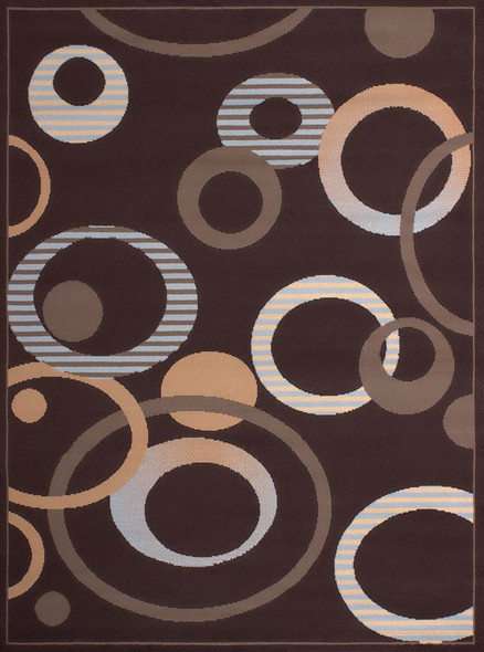 United Weavers Dallas 851 10451 Hip Hop Chocolate Rug