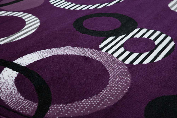 United Weavers Dallas 851 10487 Hip Hop Lilac Rug