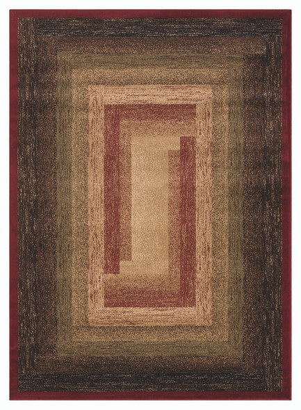United Weavers Highlands 3115 60530 The Maze Red Rug