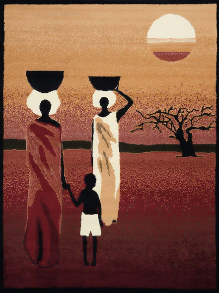 United Weavers Legends 910 2530 African Sunset Multi Rug