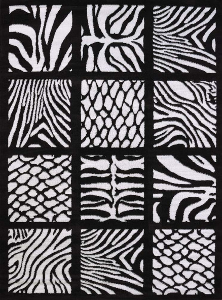 United Weavers Legends 910 30270 Cubic Zebra Multi Rug