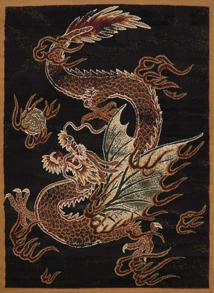 United Weavers Legends 910 3230 Dragon Luck Multi Rug