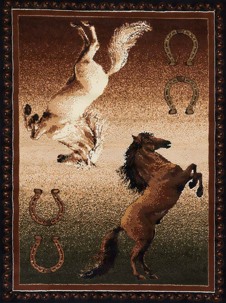 United Weavers Legends 910 5850 Ponies Multi Rug