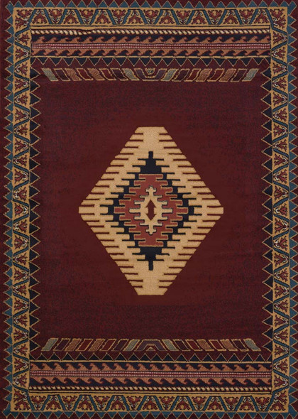 United Weavers Manhattan 940 27034 Tucson Burgundy Rug