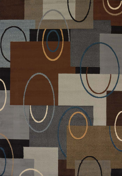 United Weavers Manhattan 940 39950 Oshi Brown Rug
