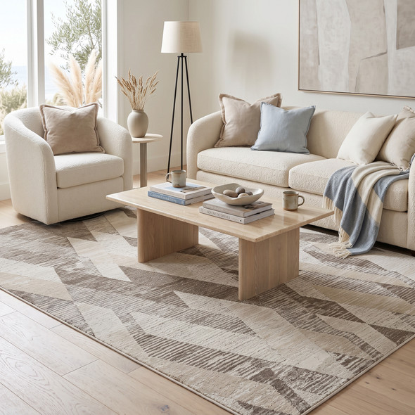 LR Home Brisbane 82287 Gray Rug