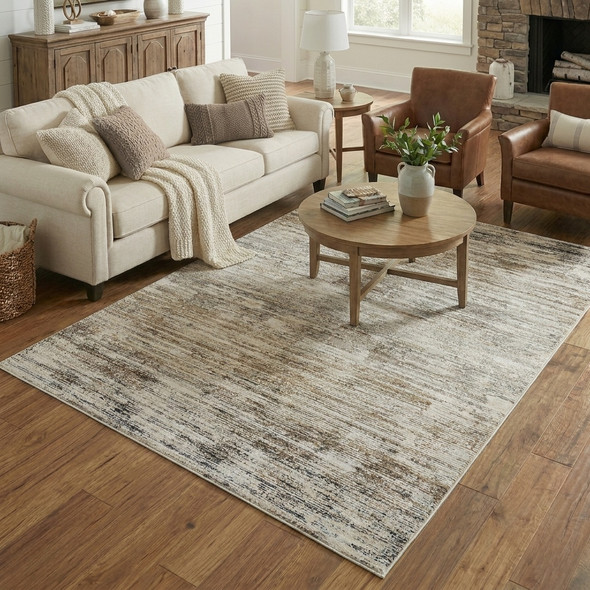 LR Home Brisbane 82288 Gray Multi Rug