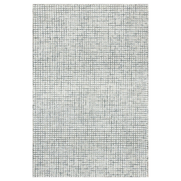 LR Home Criss Cross 81296 Gray Ivory Rug