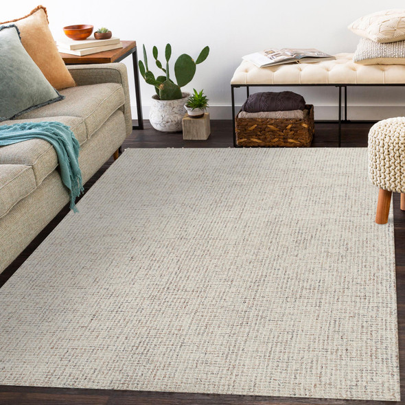 LR Home Criss Cross 82200 Ivory Greige Rug