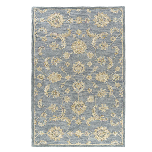 LR Home Dreamscape 82437 Stone Blue Beige Rug
