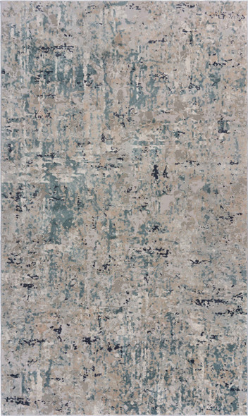 LR Home Imagine 81513 Gray Blue Taupe Cream Rug