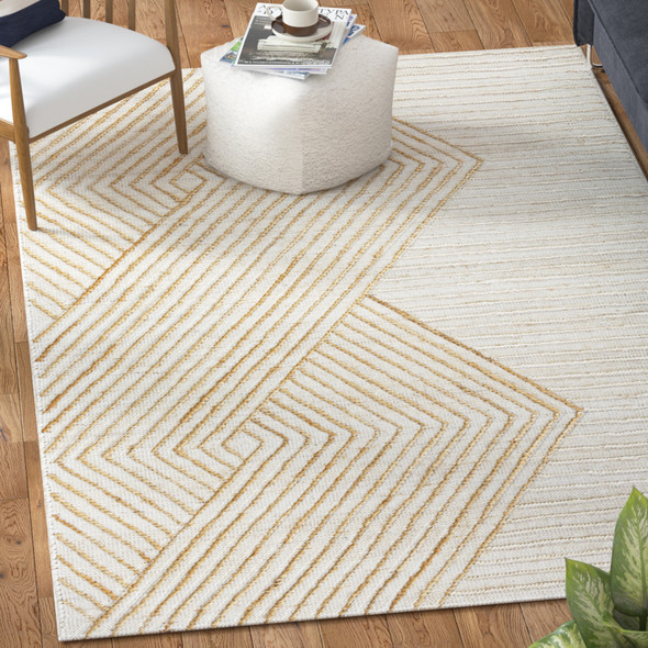 LR Home Mesa 82568 Bleached Natural Rug