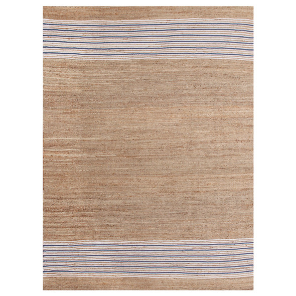 LR Home Hampton 03392 Tan Blue White Rug