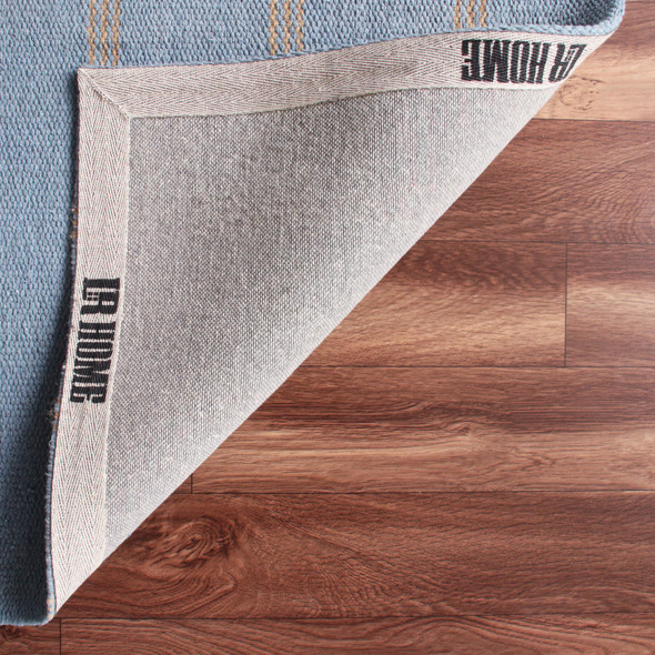 LR Home Hampton 03394 Light Blue Tan Rug