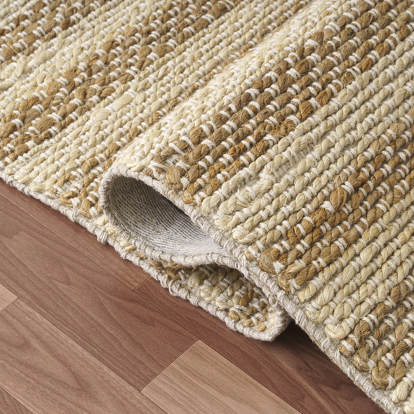 LR Home Natural Fiber 82490 White Natural Rug