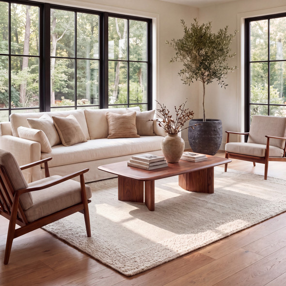 LR Home Prairie 82665 Ivory  Rug