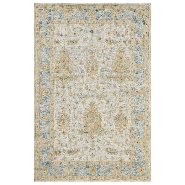 LR Home Vintage 81924 Blue Taupe Cream Rug