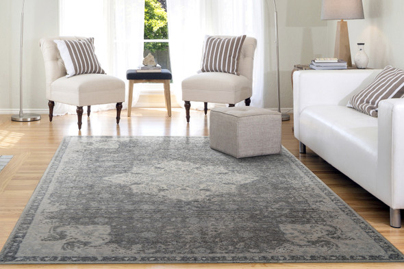 Dynamic Stefano 15703 190 Ivory Grey Rug