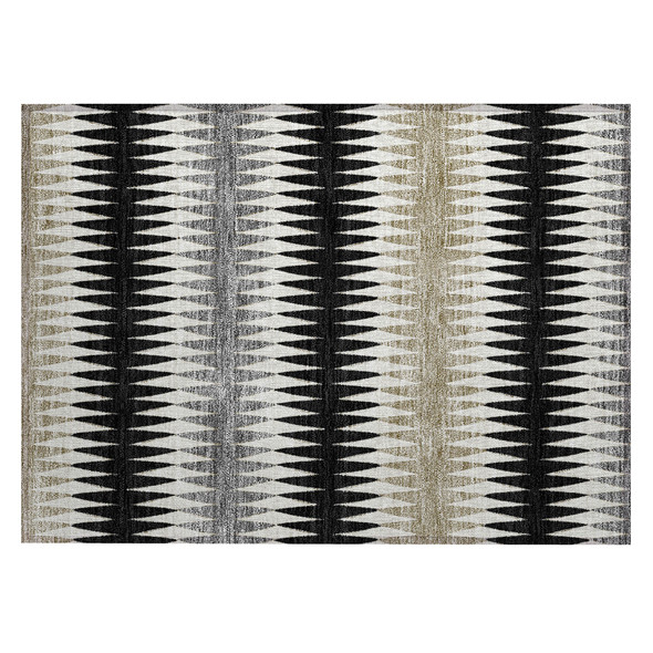 Addison Chantille ACN867 Black Rug