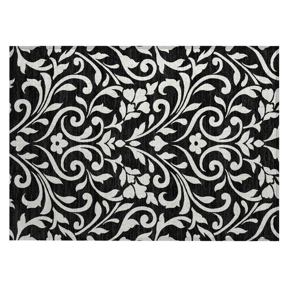 Addison Chantille ACN875 Black Rug