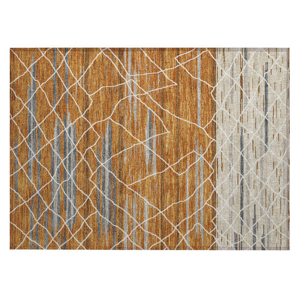 Addison Chantille ACN1025 Terracotta Rug