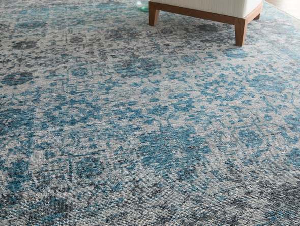 Feizy Loralai 8A63F Blue Gray Area Rug